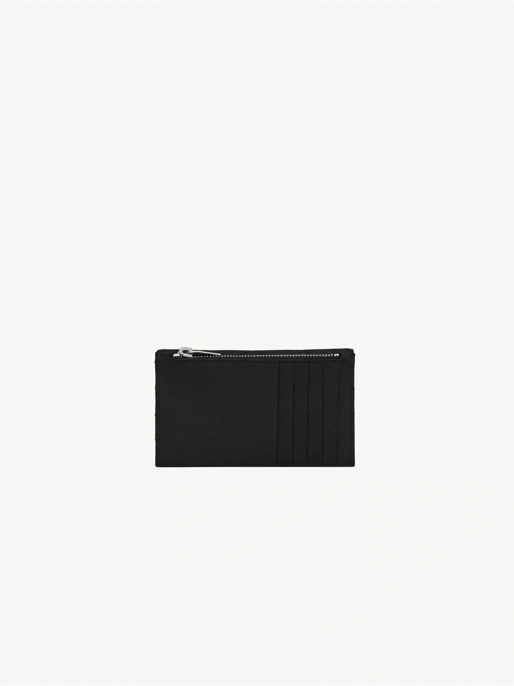 YSL CASSANDRE MATELASSÉ FRAGMENTS FLAP CARD CASE IN GRAIN DE POUDRE LEATHER - Picture 2 of 16